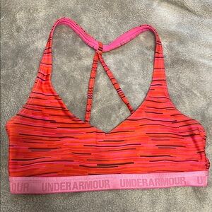 Under Armour Women's Pink Sports Bra